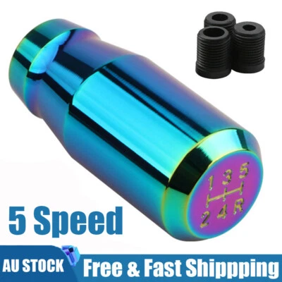 $18.99 • Buy 3  NEO CHROME Universal Car 5 Speed Gear Shift Lever Manual Knob Shifter Stick X