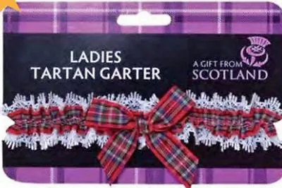 Ladies Elasticated Garter Scottish Tartan Royal Stewart Party Night Out Wedding • £9.99