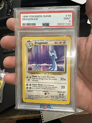 Dragonair Pokemon Base Set 18/102 PSA Mint 9 • $20