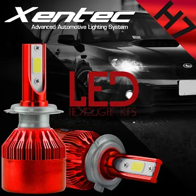 XENTEC LED HID Headlight Conversion Kit H7 6000K For Toyota MR2 Spyder 2000-2006 • $23.49