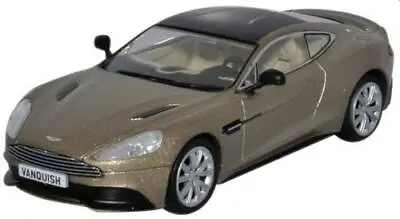 Aston Martin Vanquish Coupe In Selene Bronze 1:43 Scale Oxford Diecast AMV002 • £17