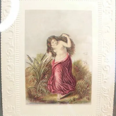 Antique 19th Century Victorian Le Blond Colour Print Is Any One Looking #60  • £15.39