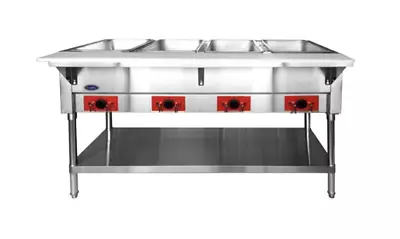 Atosa CSTEA-4C Stainless Steel 58  4 Open Well Electric Steam Table • $1562