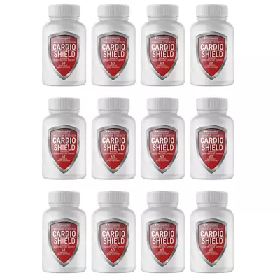 Cardio Shield Advanced Blood Pressure Support - 12 Bottles 720 Capsules • $225