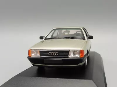 Audi 100 1990 1/43 Maxichamps 940015202 By MINICHAMPS Silver Metallic Type 44 C3 • $84.80