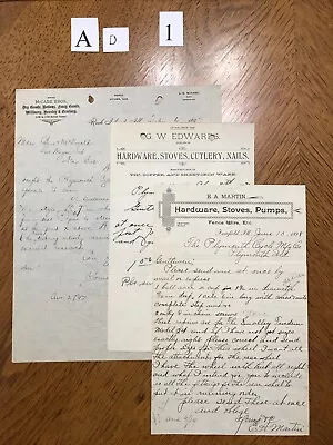 Letterheads Fairfield Rock Island Mendola Illinois Smalley Bicycle • $12