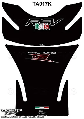 Aprilia RSV1000R 2004 - 2010 Motorcycle Tank Pad Protector Motografix 3D Gel • $34.79