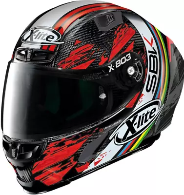 X-Lite X-803 Rs Sbk 68 Ultra Carbon Full Face Helmet  - New! Fast Shipping! • $354.52