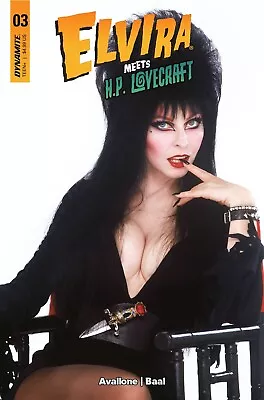 Elvira Meets Hp Lovecraft #3 Cvr D Photo Nm • $4.70