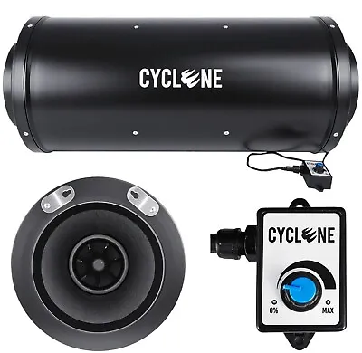 8  200mm Cyclone EC Silenced Fan | Speed  Controller | Like Revolution Isomax • £160