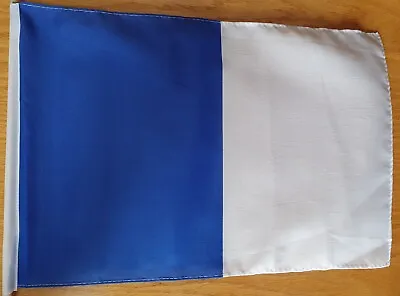 Blue & White Flag 18 X 12  Chelsea Everton Brighton Cardiff Rangers Football  • £3.95