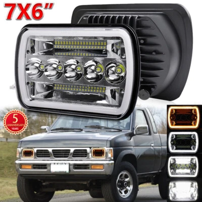 $24.98 • Buy For Nissan Pickup Hardbody D21 DOT 5x7  7x6 LED Headlight Hi-Lo Beam DRL 