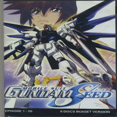 ANIMATE GUNDAM SEED MOBILE SUIT 6 NEW DVD G007 JAPANESE/ENGLISH SUB Episode 1-50 • $27