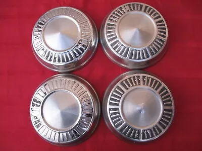 1965- Original Plymouth Fury Belvedere 10  Center Hubcaps Mopar Set Of 4 Dogdish • $21.50