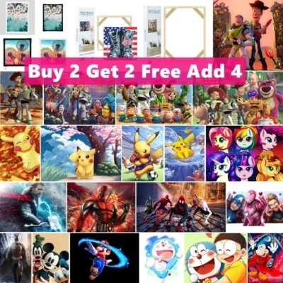 £5.99 • Buy 5D Discount Diamond Painting  Embroidery Cross Stitch Kits Art Gift Kids Gift
