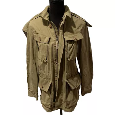 J. Crew Boyfriend Fatigue Jacket In Green Small • $39.99