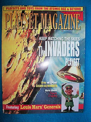 Playset Magazine #67  The Invaders  TV Playset + Marx Proto-type Nutty Generals • $12