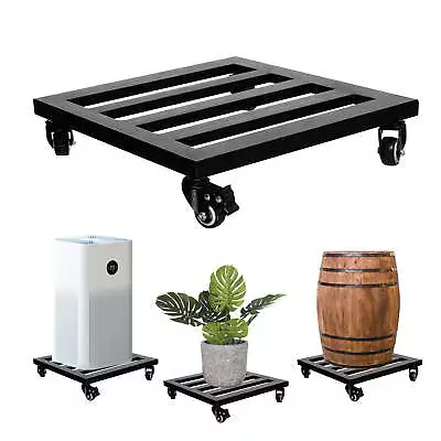Square Metal Plant Cart 14 Inches With 360° Lockable Wheels • $35.40