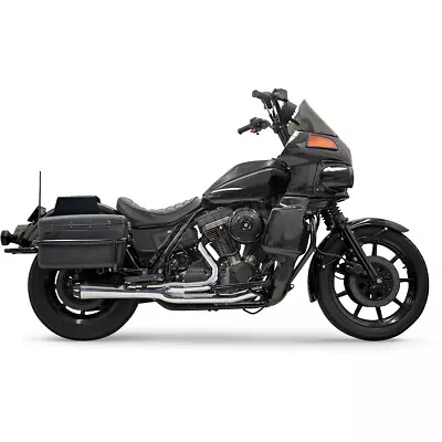 Bassani Chrome Short 2-1 Road Rage Exhaust System - 1FXRF • $879.95