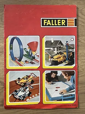 Faller Product Catalogue Ref 075/3 Lovely Vintage German Toy Catalogue 11 Pages. • £2