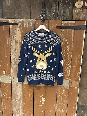 McDonalds Christmas Jumper Men's Size Medium Acrylic Made In Great Britain • $29.04