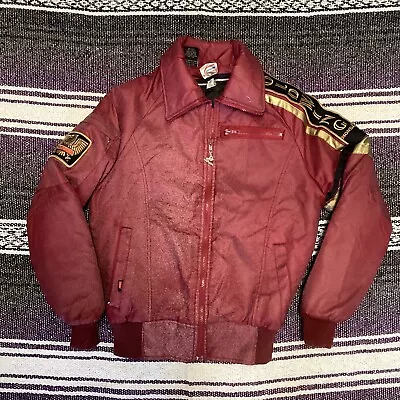 Vintage 70s/80s Hondaline Gold Wing Motorcycle Jacket Sz S  • $39.99