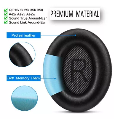 Replacement Ear Pads For Bose Quiet Comfort 35 QC35 Series II/I QC25/QC15/QC2 AU • $33.65