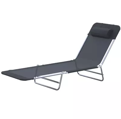 Outdoor Folding Reclining Beach Sun Patio Chaise Lounge Chair Pool Lawn Lounger. • $31.89