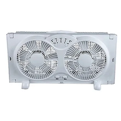 HomePointe FW23-8HS Digital Reversible Twin Window Fan 3-Speed 9-In. - • $67.71