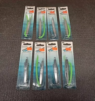 LOT Of 8 HURRICANE Diamond Jigs 3oz Fishing Tackle • $39.99