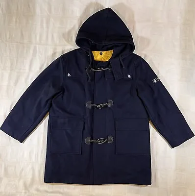 Marina Yachting Coat IN Wool Montgomery Used Mens Blue • $45