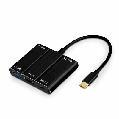 Type-C To 4K HDMI 3 Ports USB 3.0 Converter For Cell Phone/Tablet/iPad/Macbook • $35.14