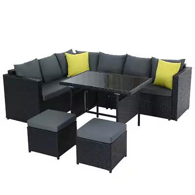 $832.26 • Buy Gardeon Outdoor Furniture Patio Set Dining Sofa Table Chair Lounge Wicker Garden