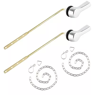 2Pack  Front Mount Toilet Handle Replacement Kit Toilet Flush Lever Handle • $18.99