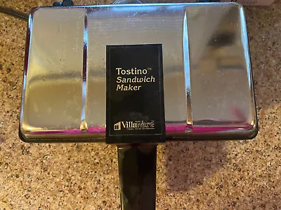 Vintage VillaWare Tostino Sandwich Maker Press Great Condition Original Owner • $14.99