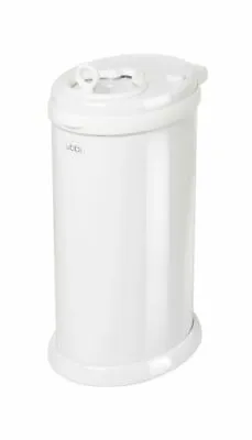 Ubbi 10000 Steel Diaper Pail - White • $190