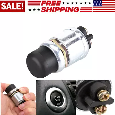 Waterproof Switch Push Button Horn Engine Start Starter For Car Boat Track 12V • $3.80