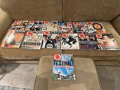 Q Magazines Bundle -  13  Issues  1997 - 1999 • £11