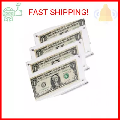 IEEK Acrylic Dollar Bill Display Case Dollar Frame Clear Paper Money Holders Cur • $33.50