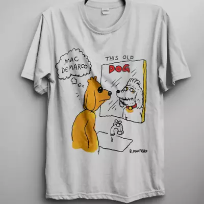 Mac Demarco Dog White Vintage Rare T-Shirt • $19.99