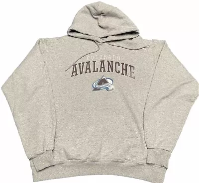 Vintage Y2k Colorado Avalanche NHL Hockey Team Hoodie Sweatshirt Men's Size L • $22.99