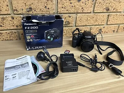 Panasonic Lumix Dmc-fz200 Digital Slr Camera + 25-600mm Lens Leica X24 • $399