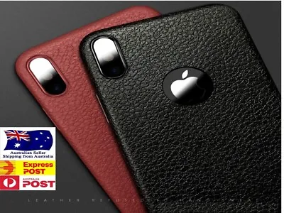 $6.81 • Buy IPhone XS X 8 7 Plus 6s 6 11 Pro Leather Case Genuine Look Slim Cover Shockproof