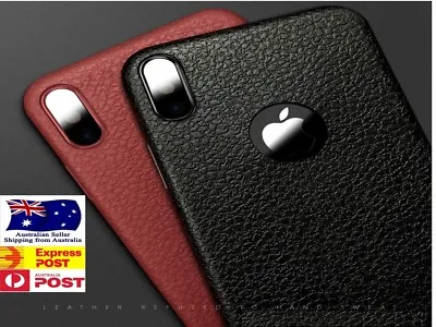 Real Slim Leather Case Slim Back Cover For Apple IPhone X XS Max XR 8 6 7 11 PRO • $8.94