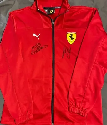 $450 • Buy Charles Leclerc And Carlos Sainz Signed Jacket