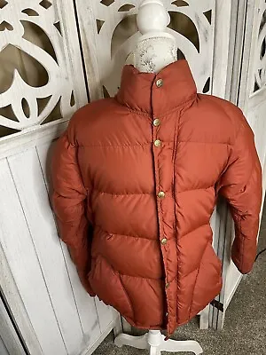 Class-5 Mountaineering Coat Down Puffer Parka Jacket Snap Zip Vintage Medium • $218.49