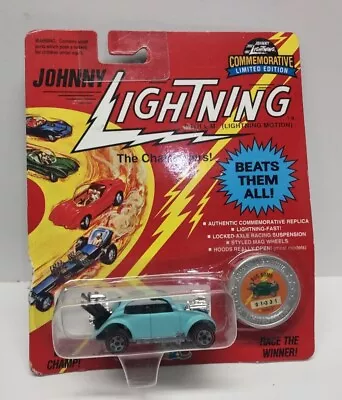 Johnny Lightning VW Beetle Twin Engine Red Line Tires Vintage Hot Rod Volkswagen • $9.88