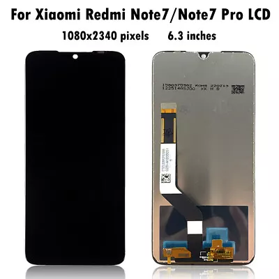 LCD Screen For Xiaomi Redmi Note 7/ Note 7 Pro Replacement Screen Touch Black • £17.99