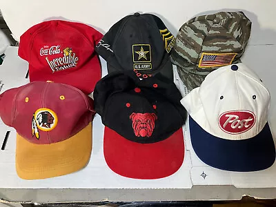 Hat Lot Of 15 Baseball Caps Vintage Snapback Hats Trucker Ball Caps READ • $17