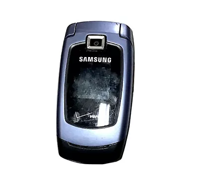 Samsung U340 Snap Verizon Blue Black Flip Cell Phone Speakerphone Mp3 Grade C • $21.80